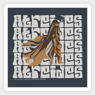 Paul Atreides Typography - Dune Sticker